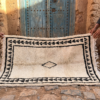 rug1 Tapis Berbère Beni Ouarain à Motif Noir